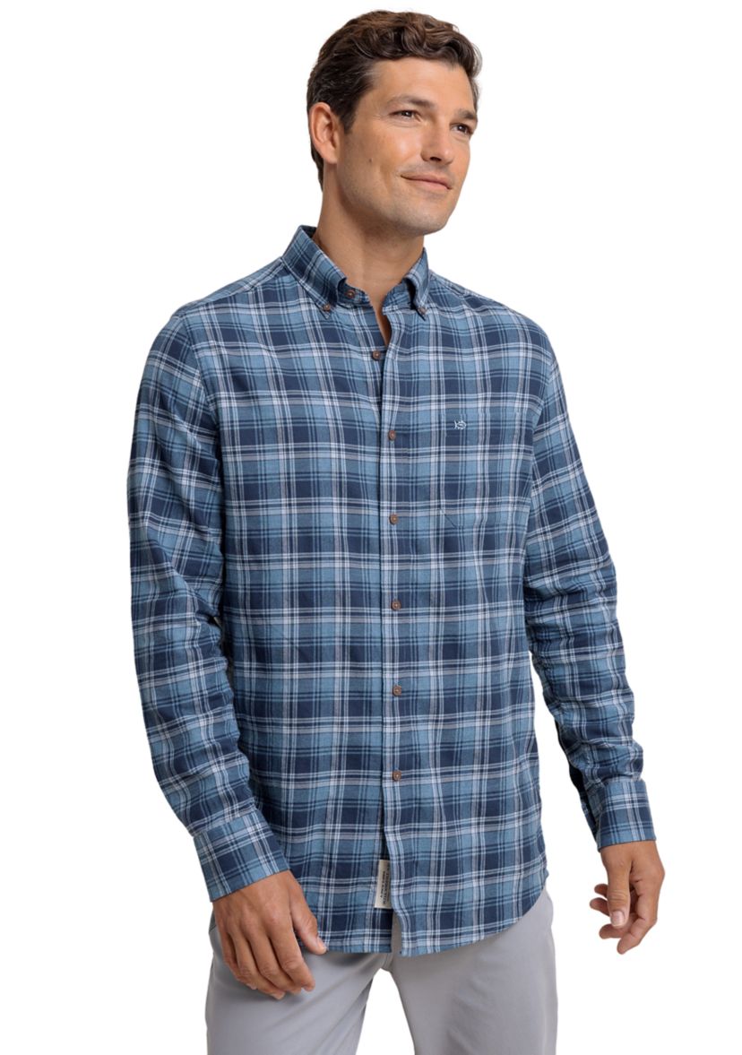 Mens Stillwater Plaid Sport Shirt 