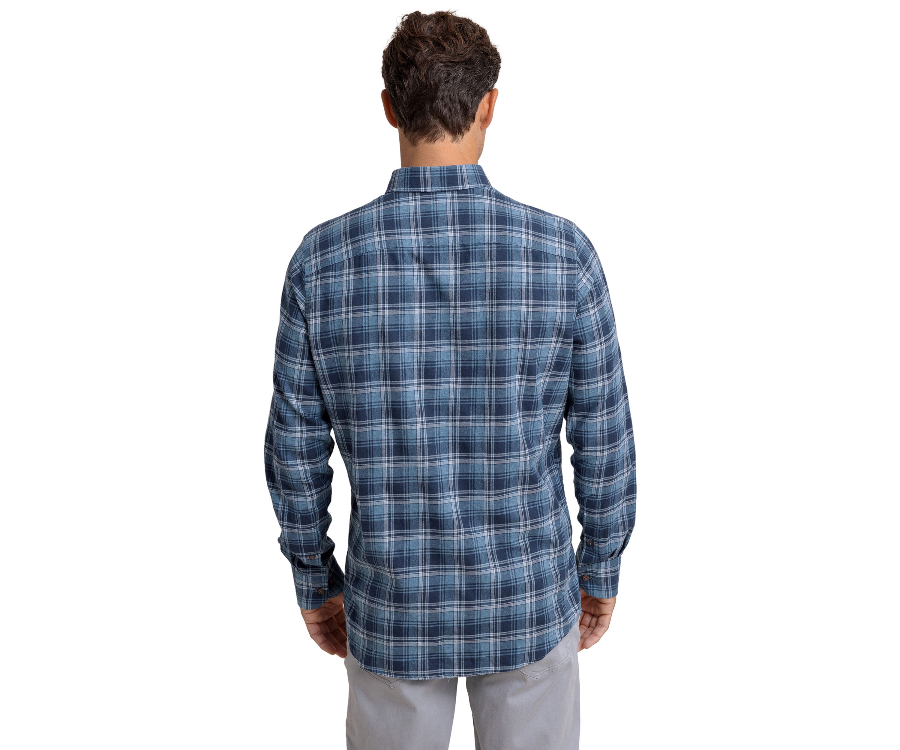 Mens Stillwater Plaid Sport Shirt 