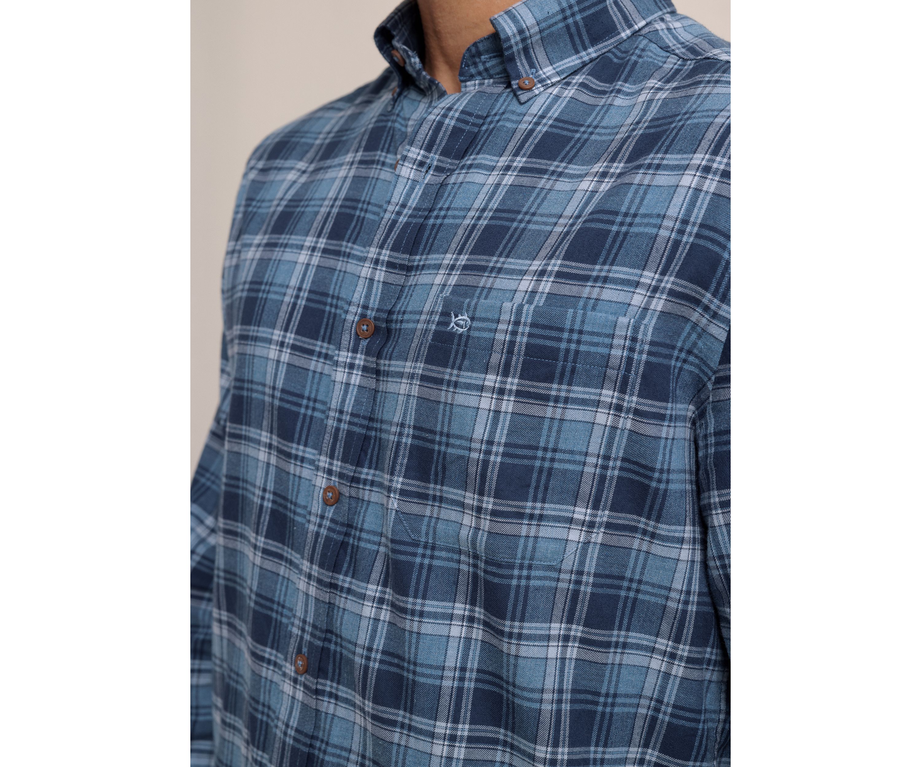 Mens Stillwater Plaid Sport Shirt 