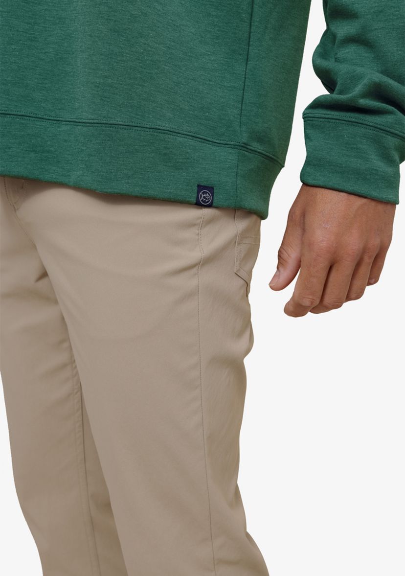 Mens Heather Interlock Pullover