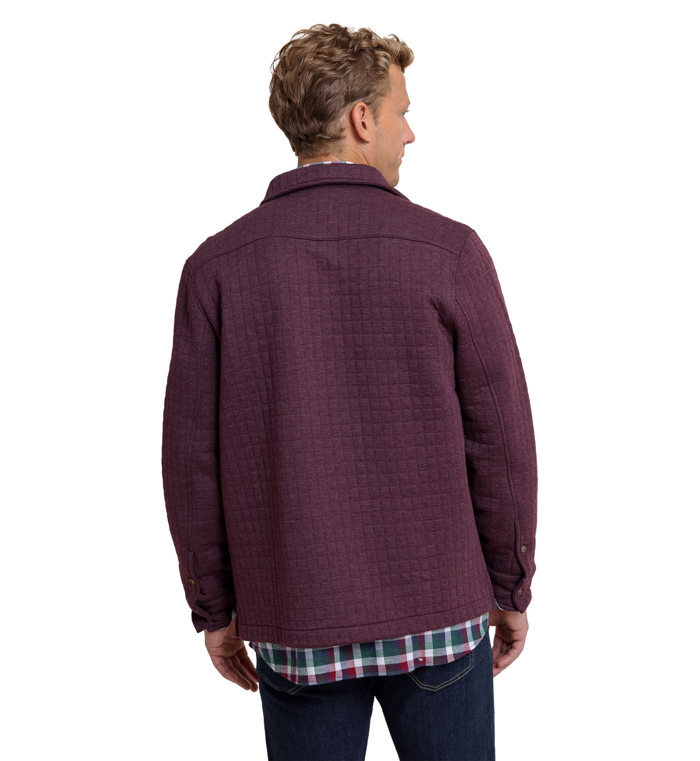 Mens Fairwood Quilted Knit Shacket
