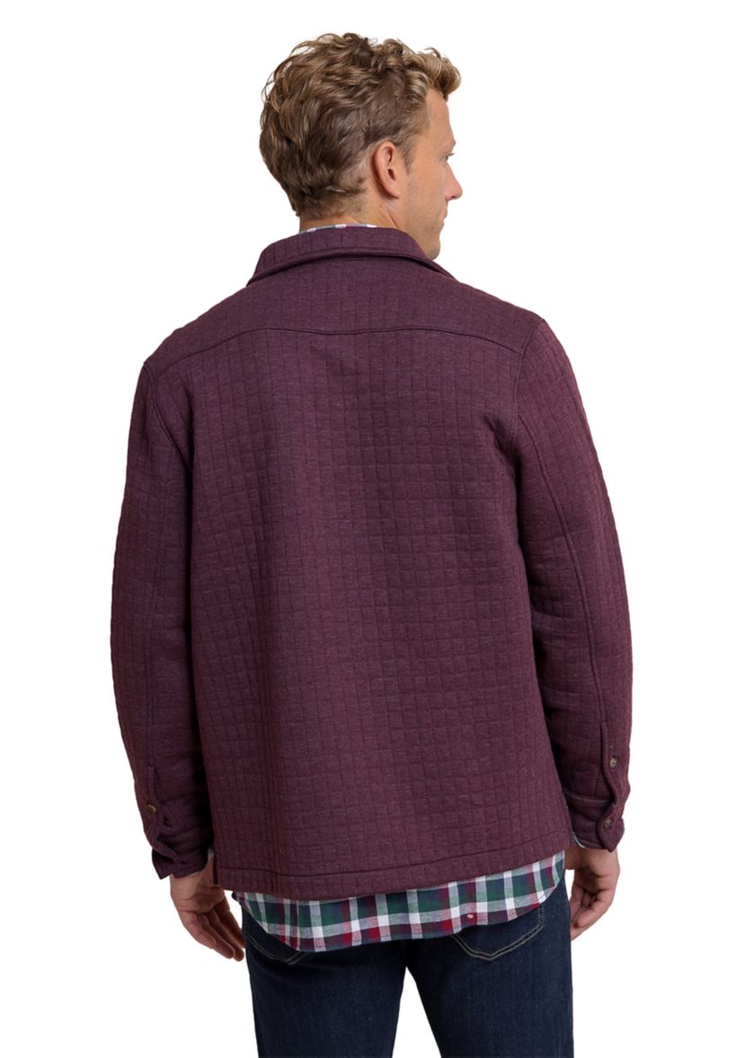 Mens Fairwood Quilted Knit Shacket