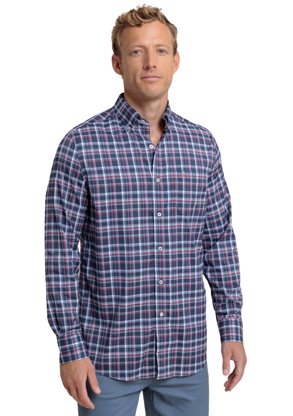 Mens Bellinger Plaid Intercoastal Shirt