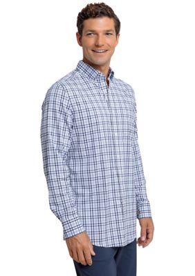 Southern Tide Men's Brrr Intercoastal Haywood Shirt, Blue, Small
