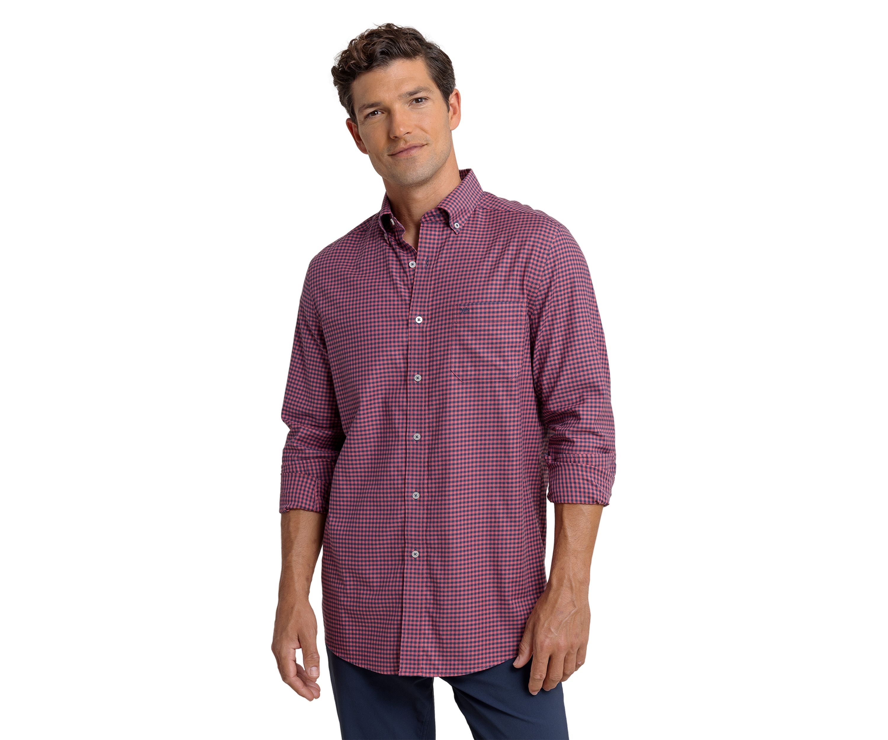 Mens Shemwood Plaid Skipjack Shirt