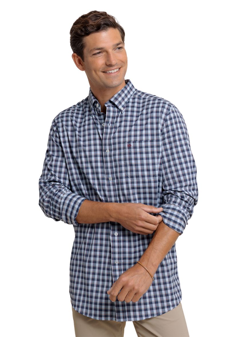 Mens Collecton Plaid Intercoast Shirt