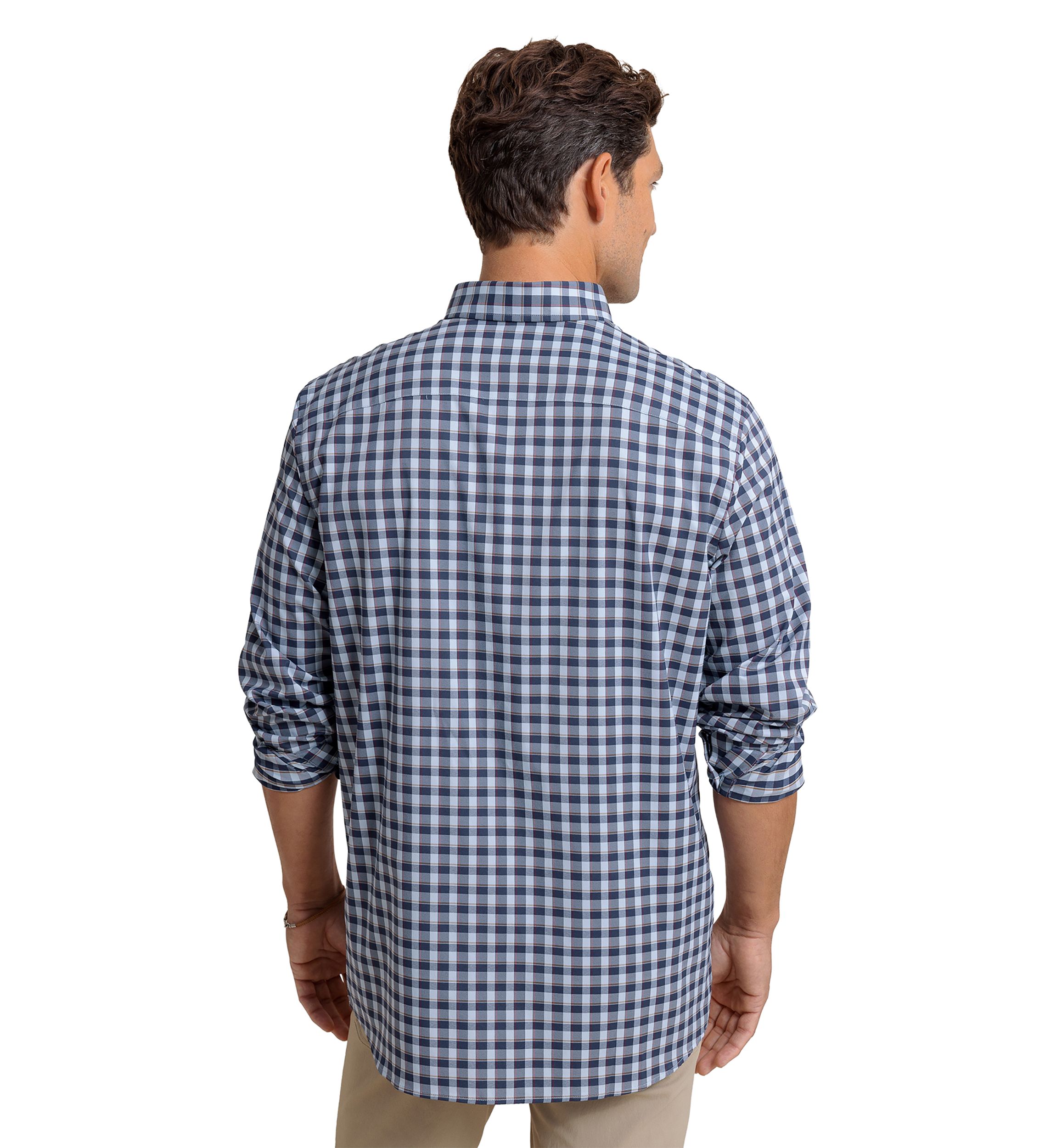 Mens Collecton Plaid Intercoast Shirt