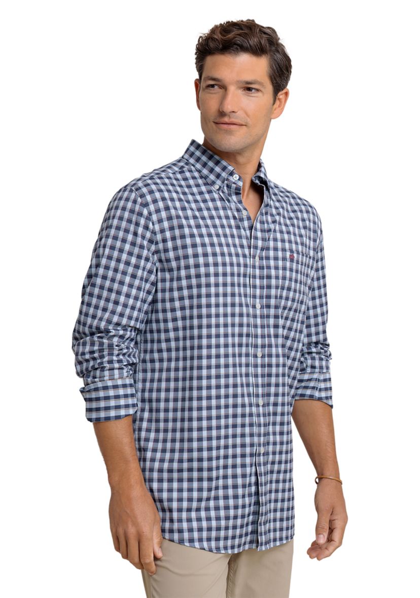 Mens Collecton Plaid Intercoast Shirt