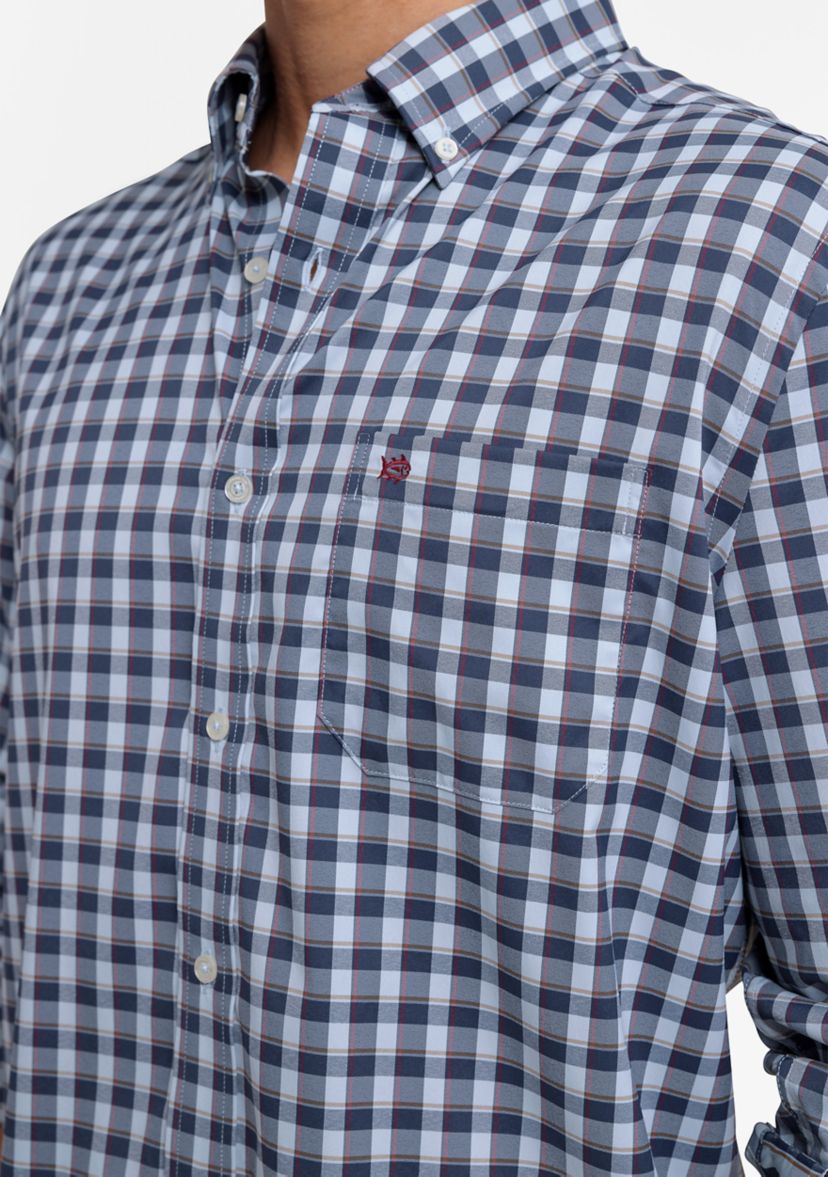 Mens Collecton Plaid Intercoast Shirt