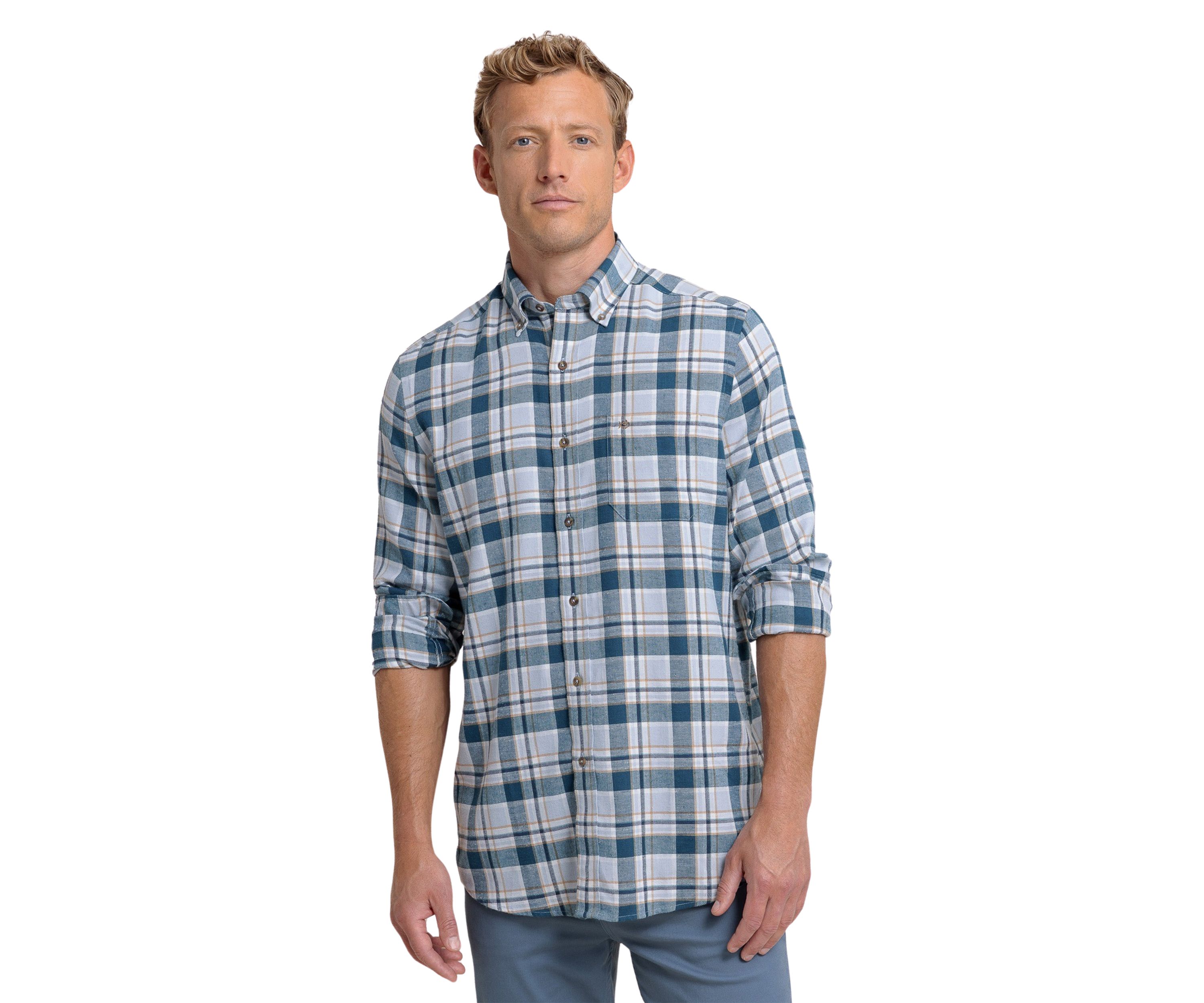Mens Sweetgrass Plaid Shirt