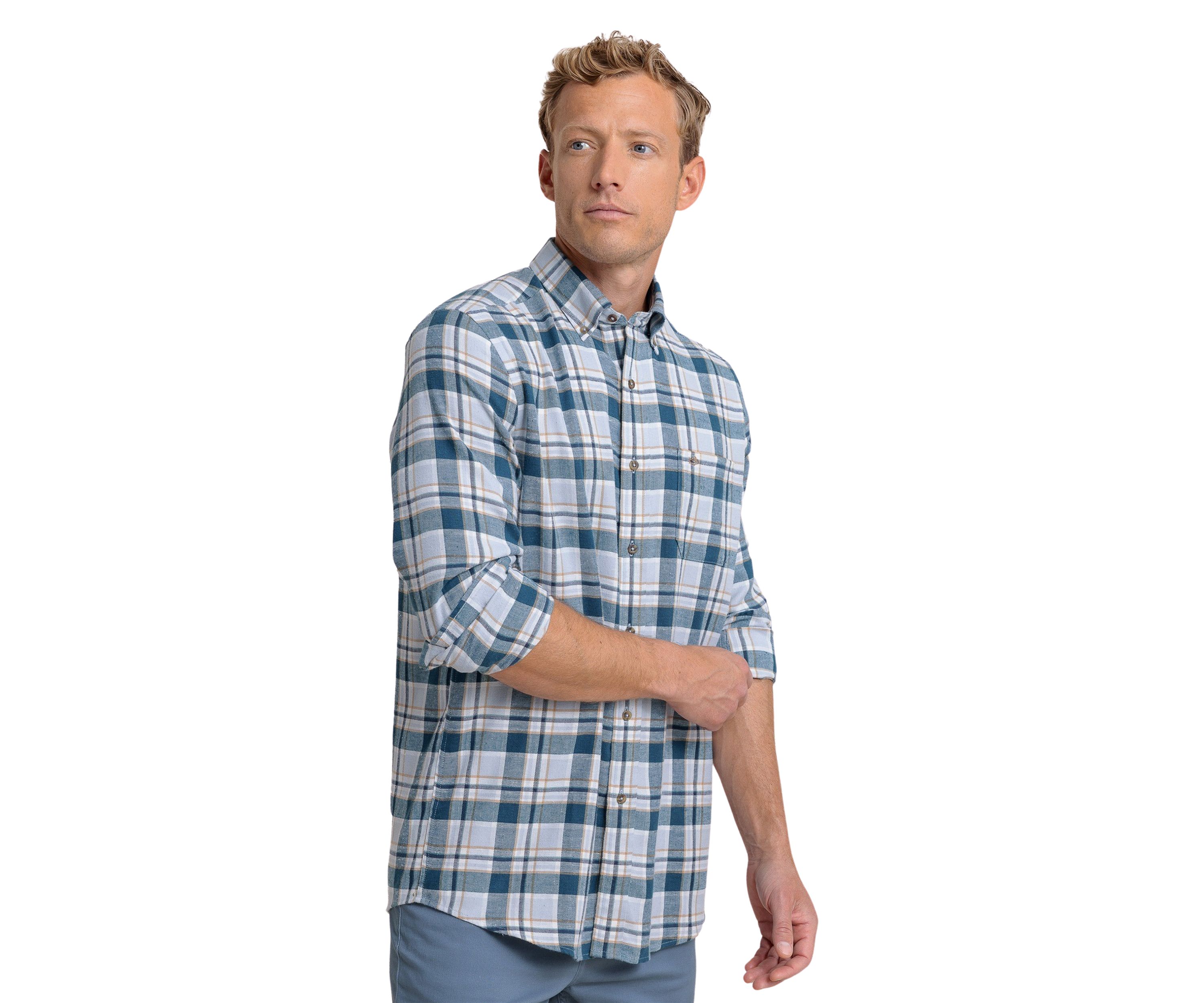 Mens Sweetgrass Plaid Shirt