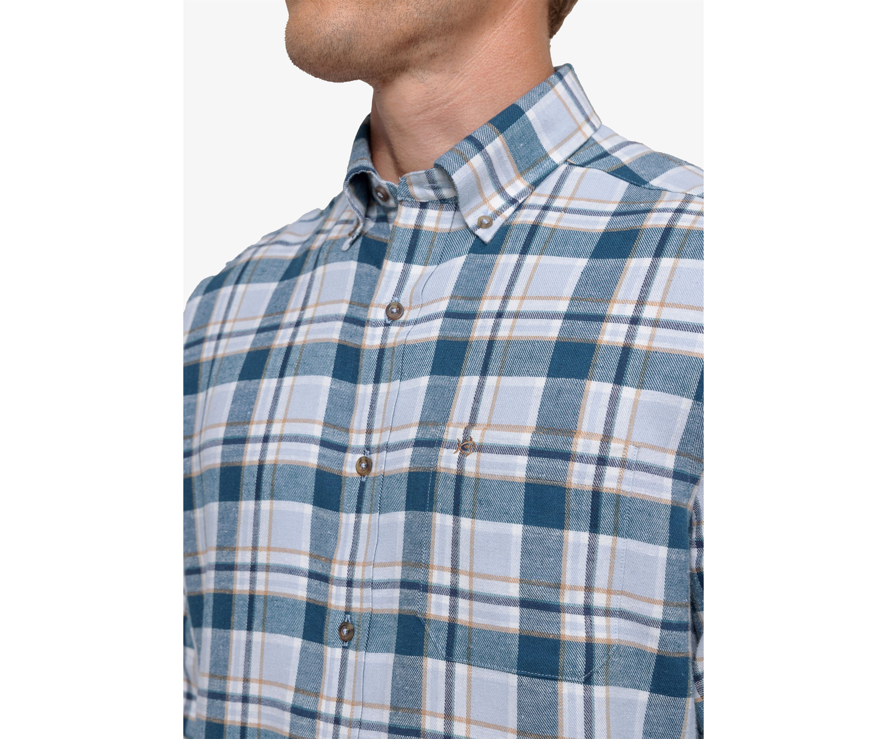 Mens Sweetgrass Plaid Shirt