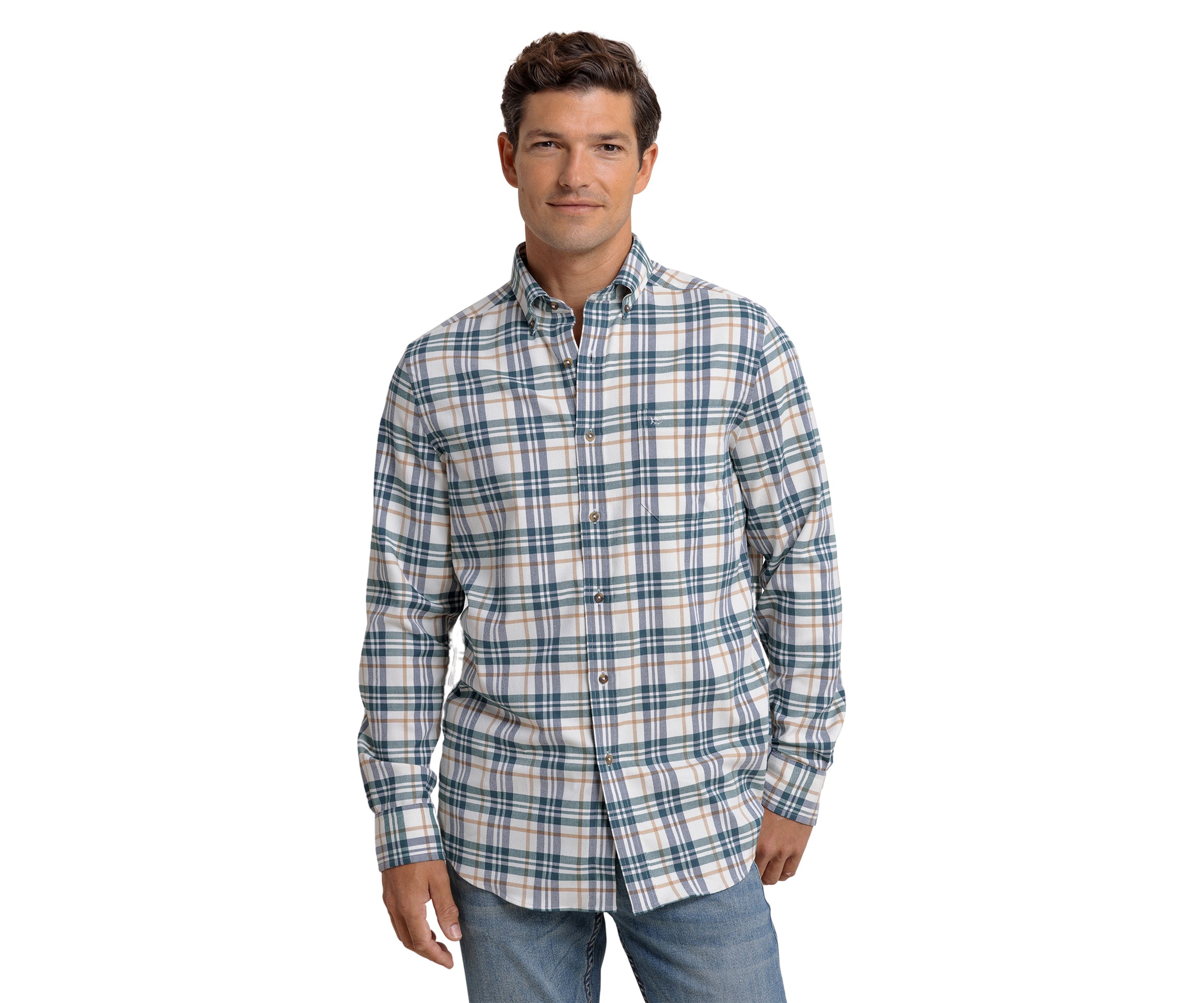 Mens Sandbridge Plaid Flannel Shirt