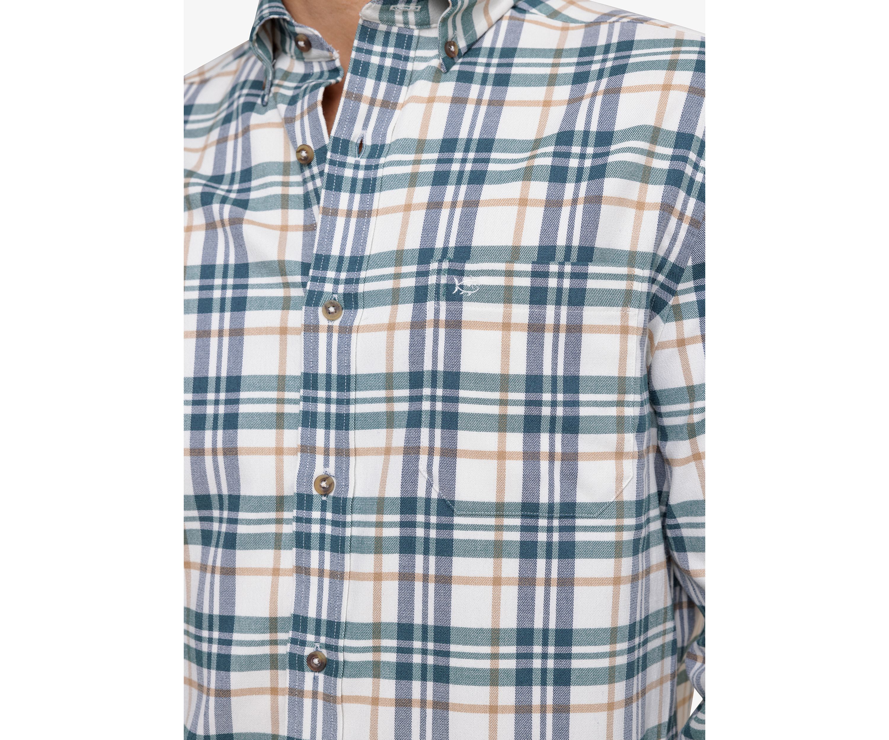Mens Sandbridge Plaid Flannel Shirt