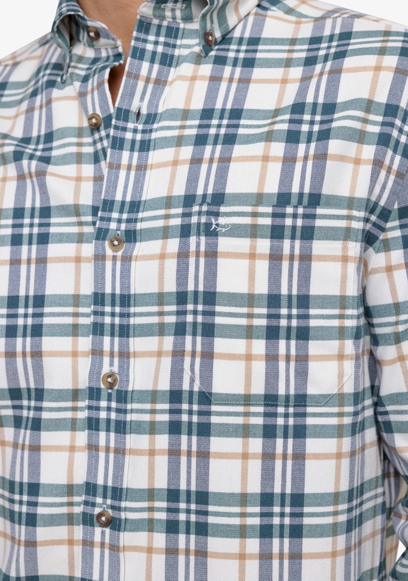 Mens Sandbridge Plaid Flannel Shirt