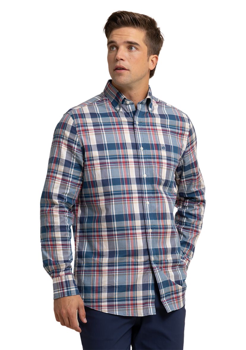 Mens Southern Shores Plaid Shirt