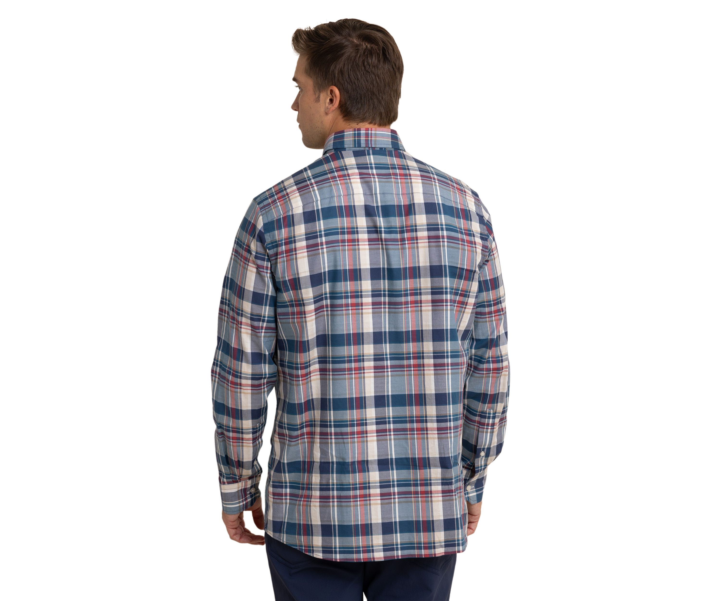 Mens Southern Shores Plaid Shirt