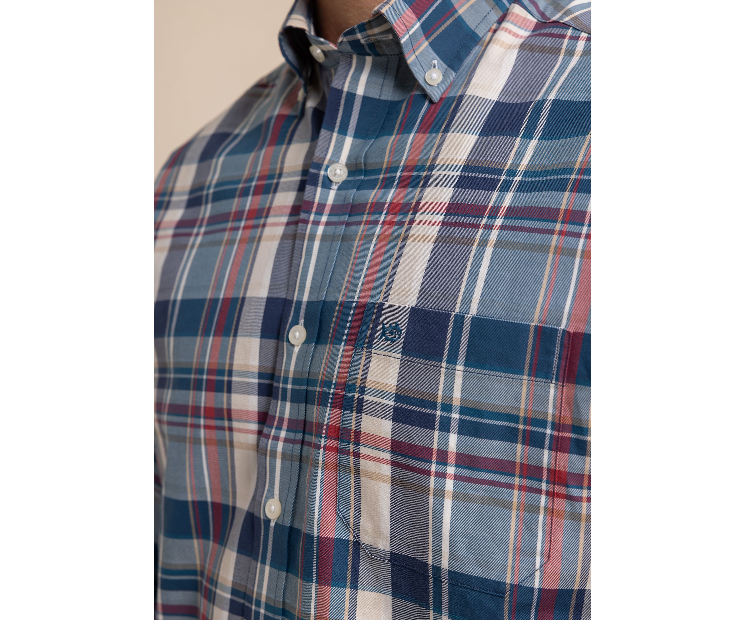 Mens Southern Shores Plaid Shirt