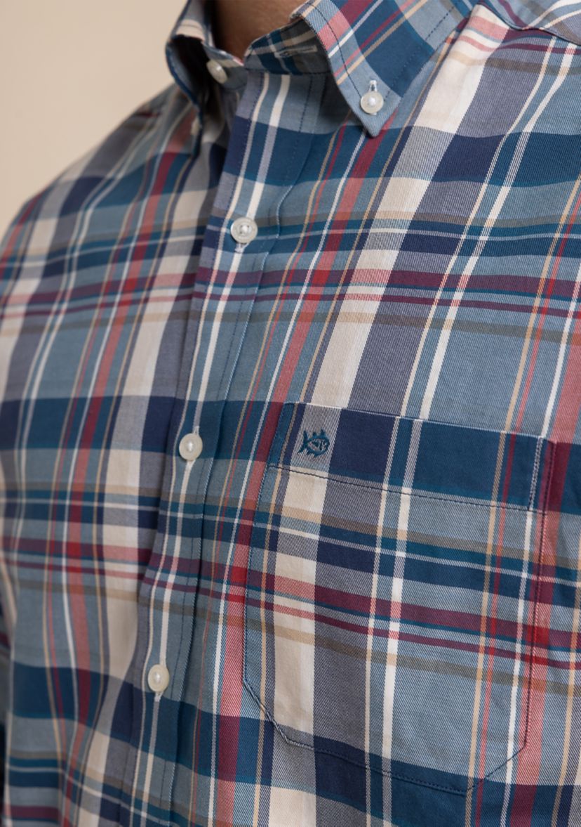 Mens Southern Shores Plaid Shirt