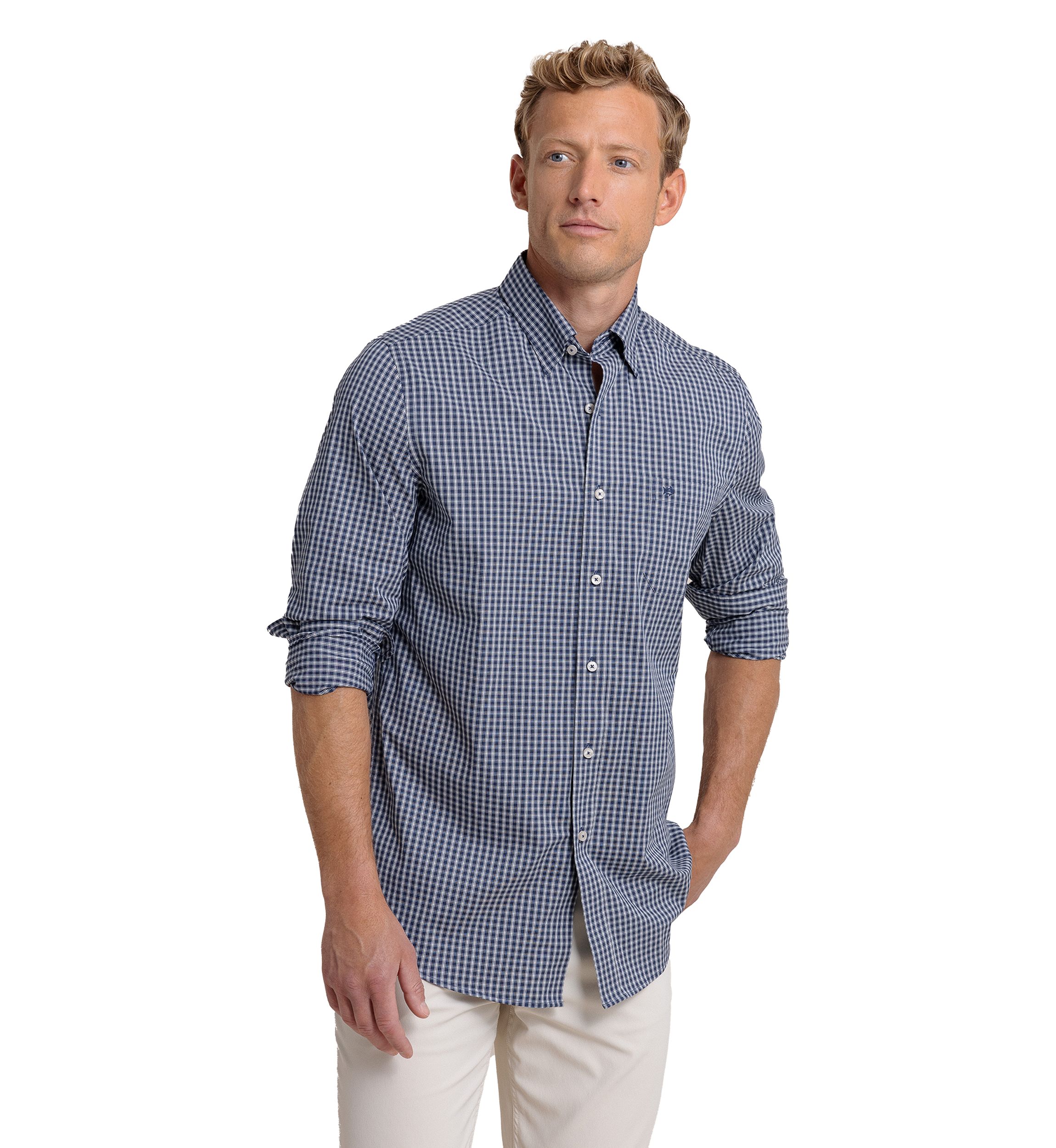 Plaid Charleston Button Up Shirt 
