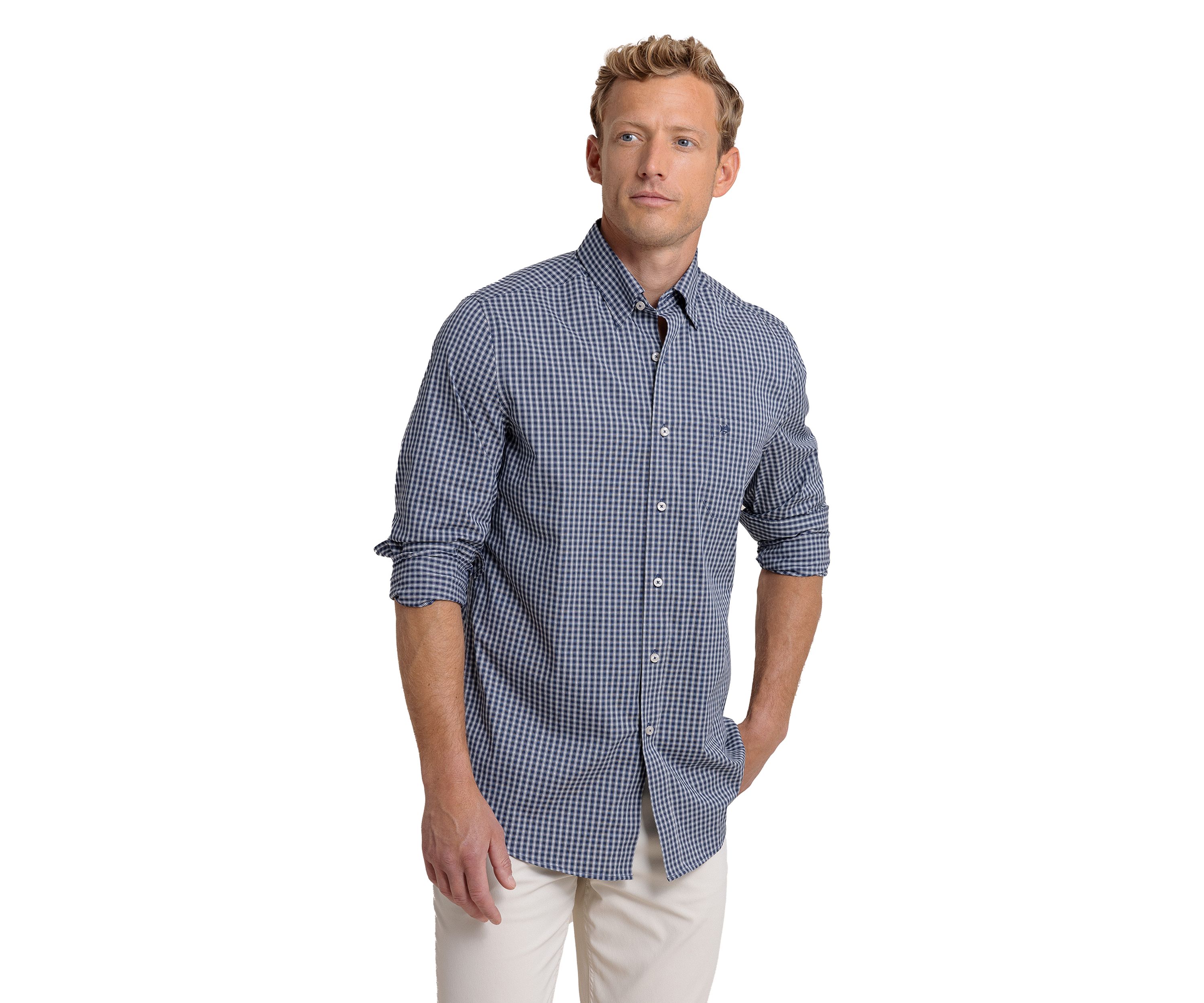 Plaid Charleston Button Up Shirt 