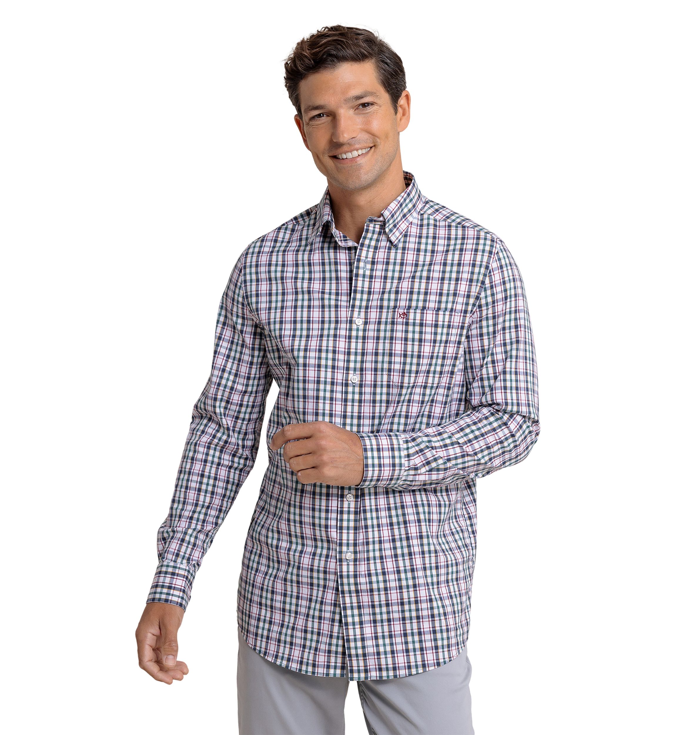 Plaid Charleston Button Up Shirt 