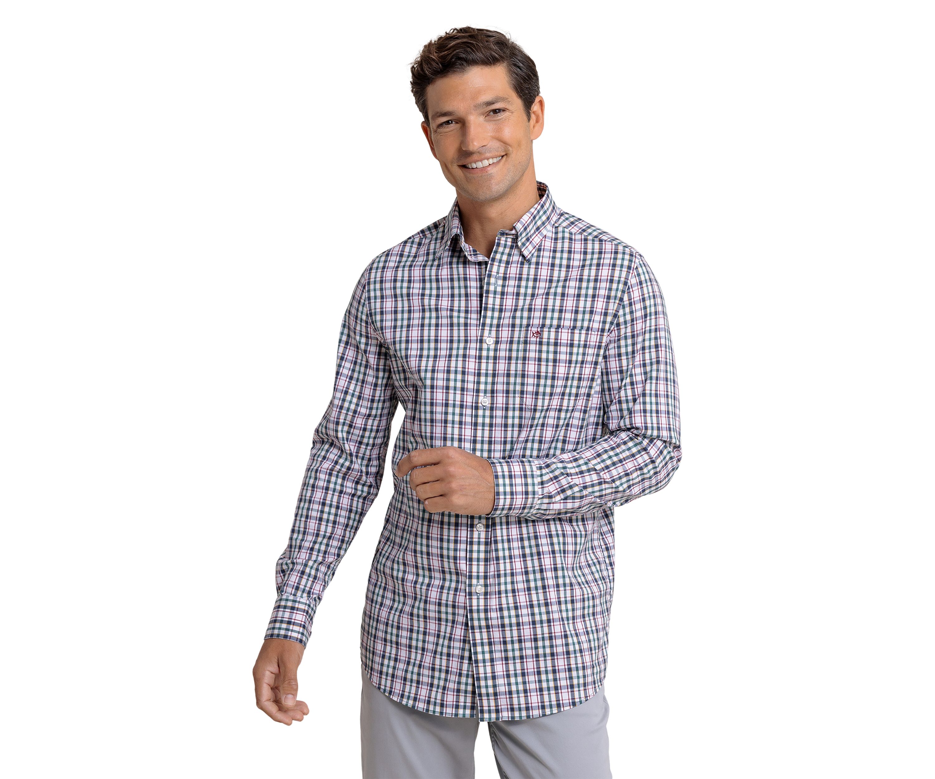 Plaid Charleston Button Up Shirt 
