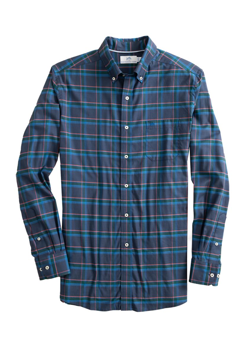 Mens Jekyll Plaid Sport Shirt 