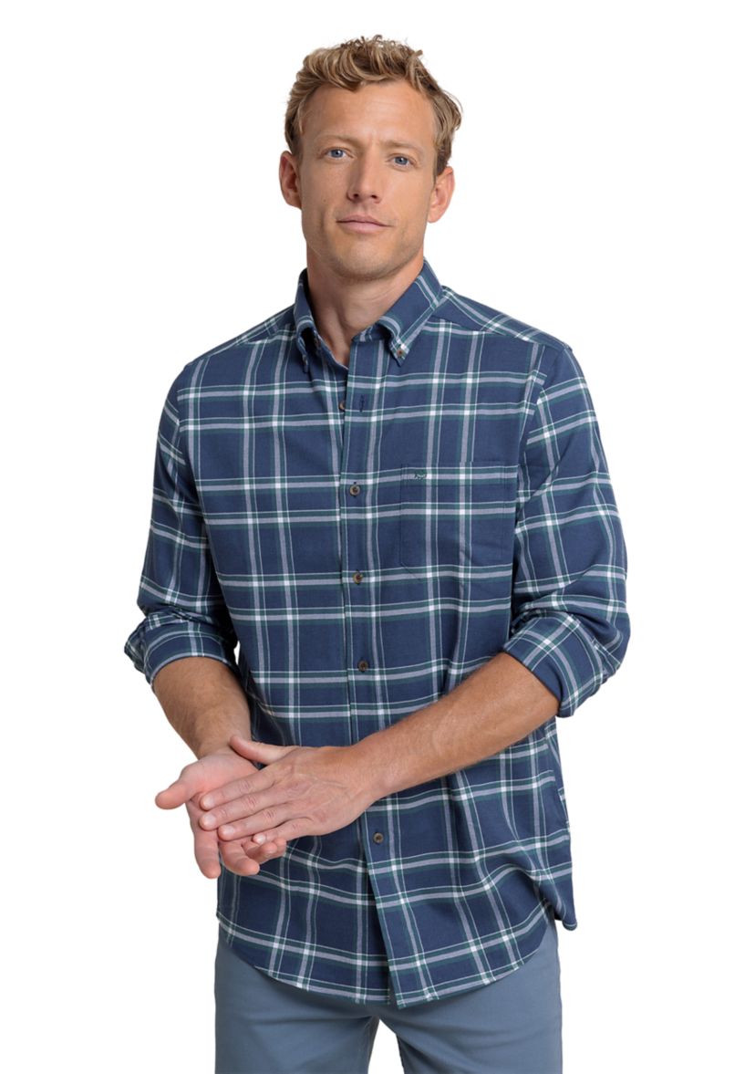 Mens Heron Plaid Flannel Shirt