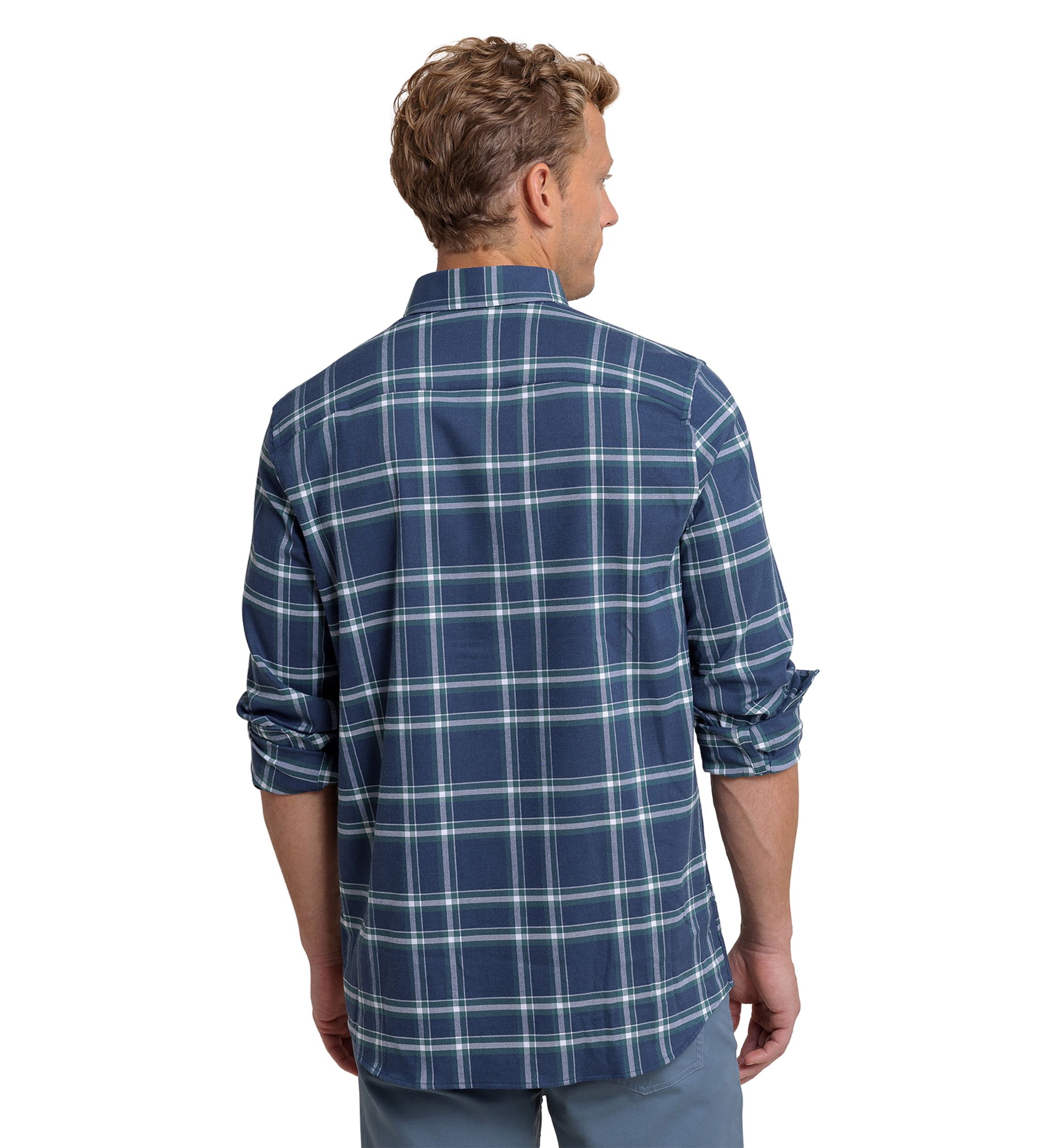 Mens Heron Plaid Flannel Shirt