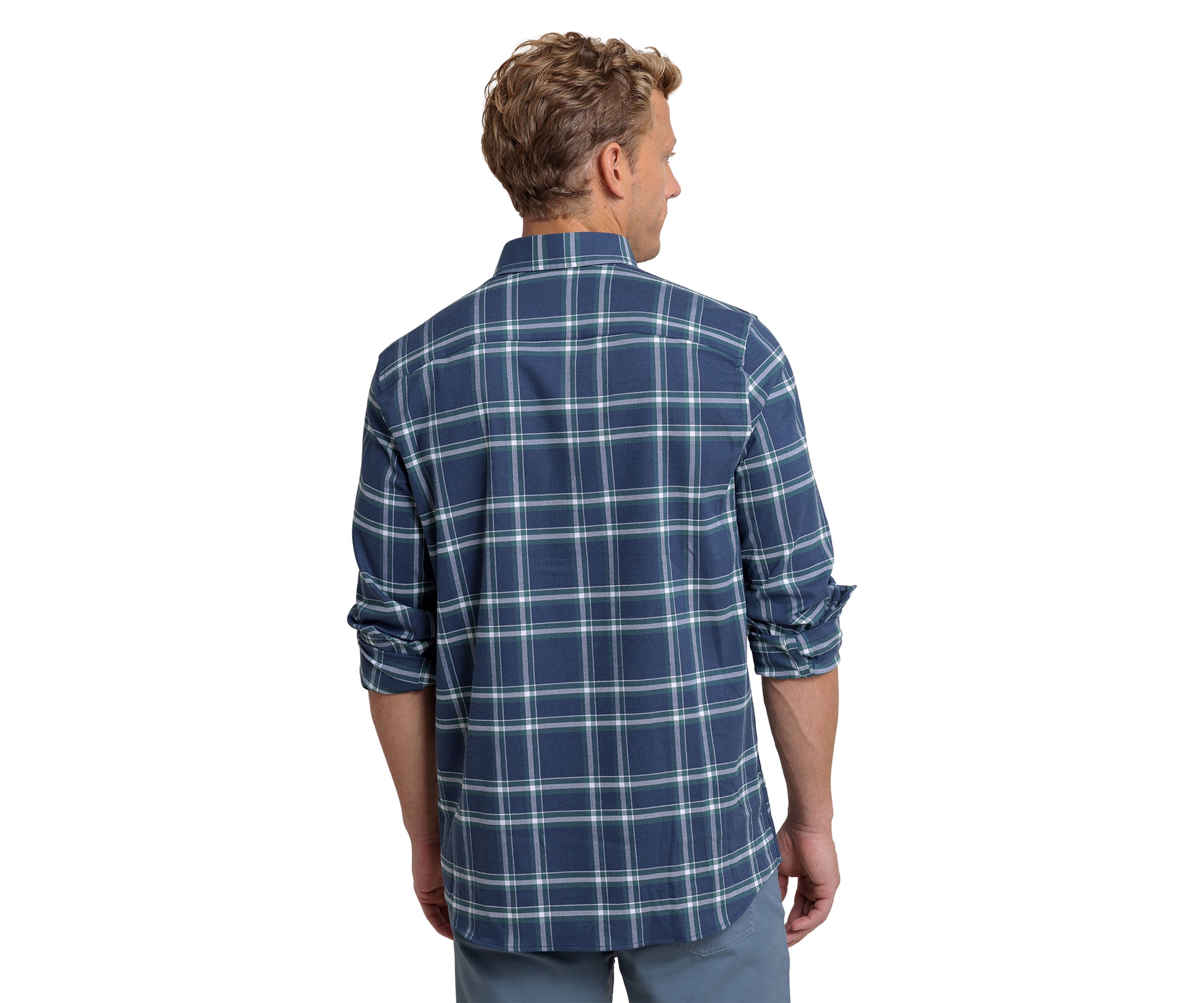 Mens Heron Plaid Flannel Shirt