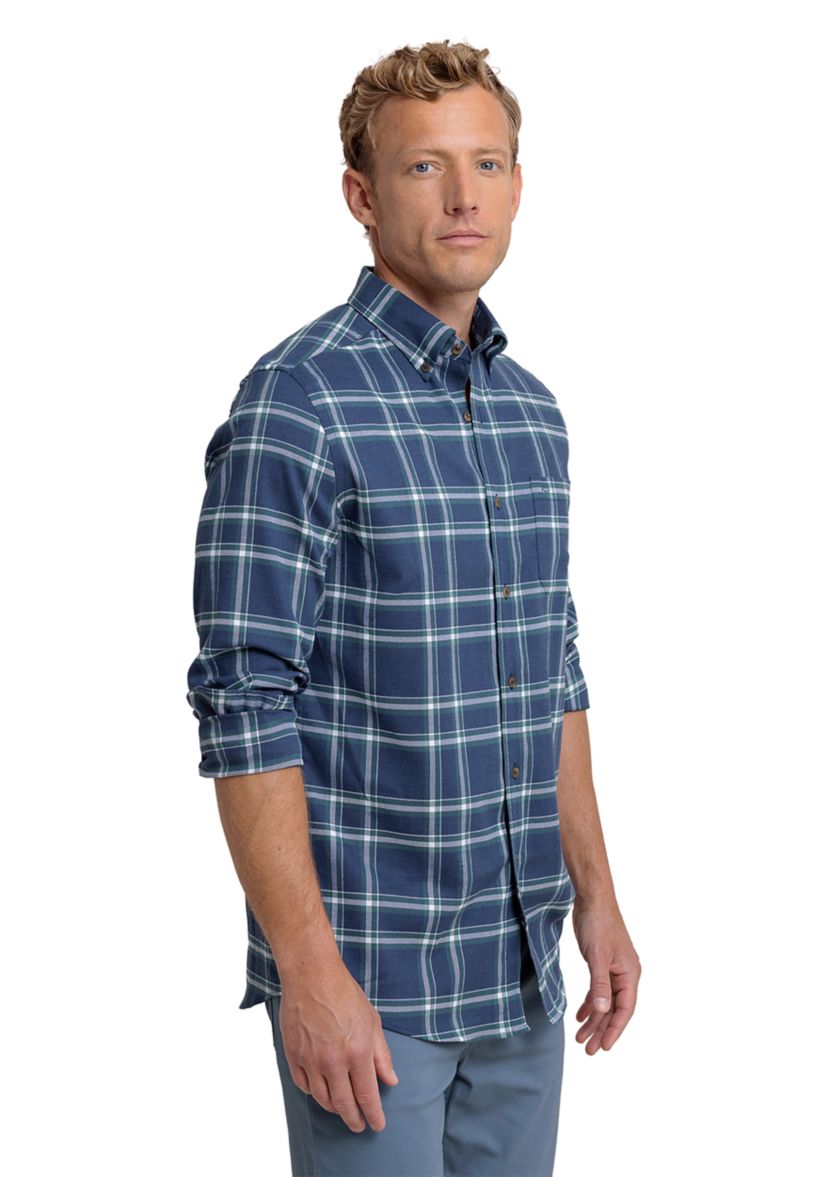 Mens Heron Plaid Flannel Shirt