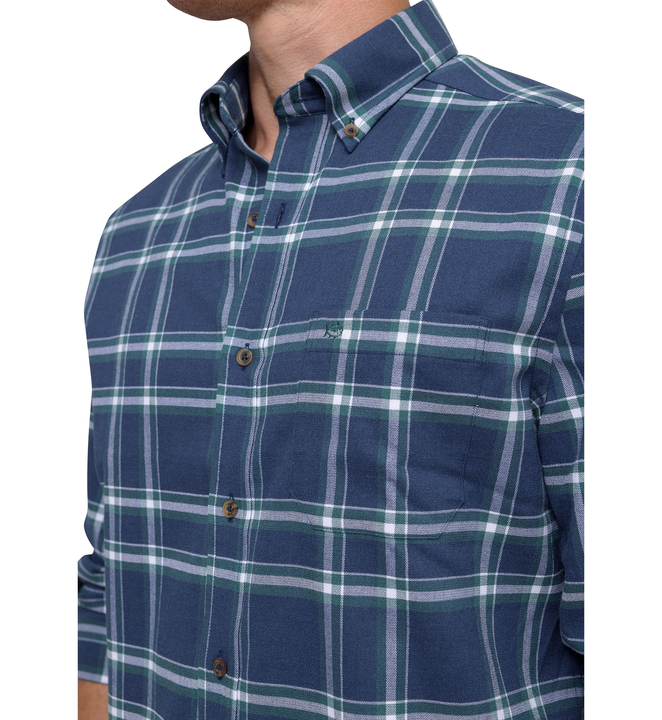 Mens Heron Plaid Flannel Shirt