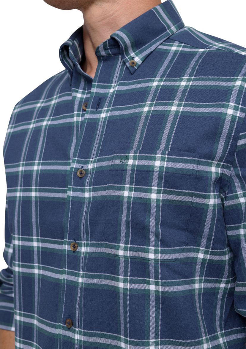 Mens Heron Plaid Flannel Shirt