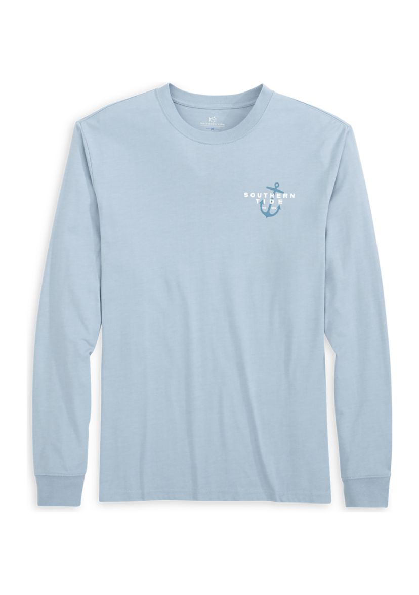 Mens Lowcountry Trawler Long Sleeve Graphic T-Shirt