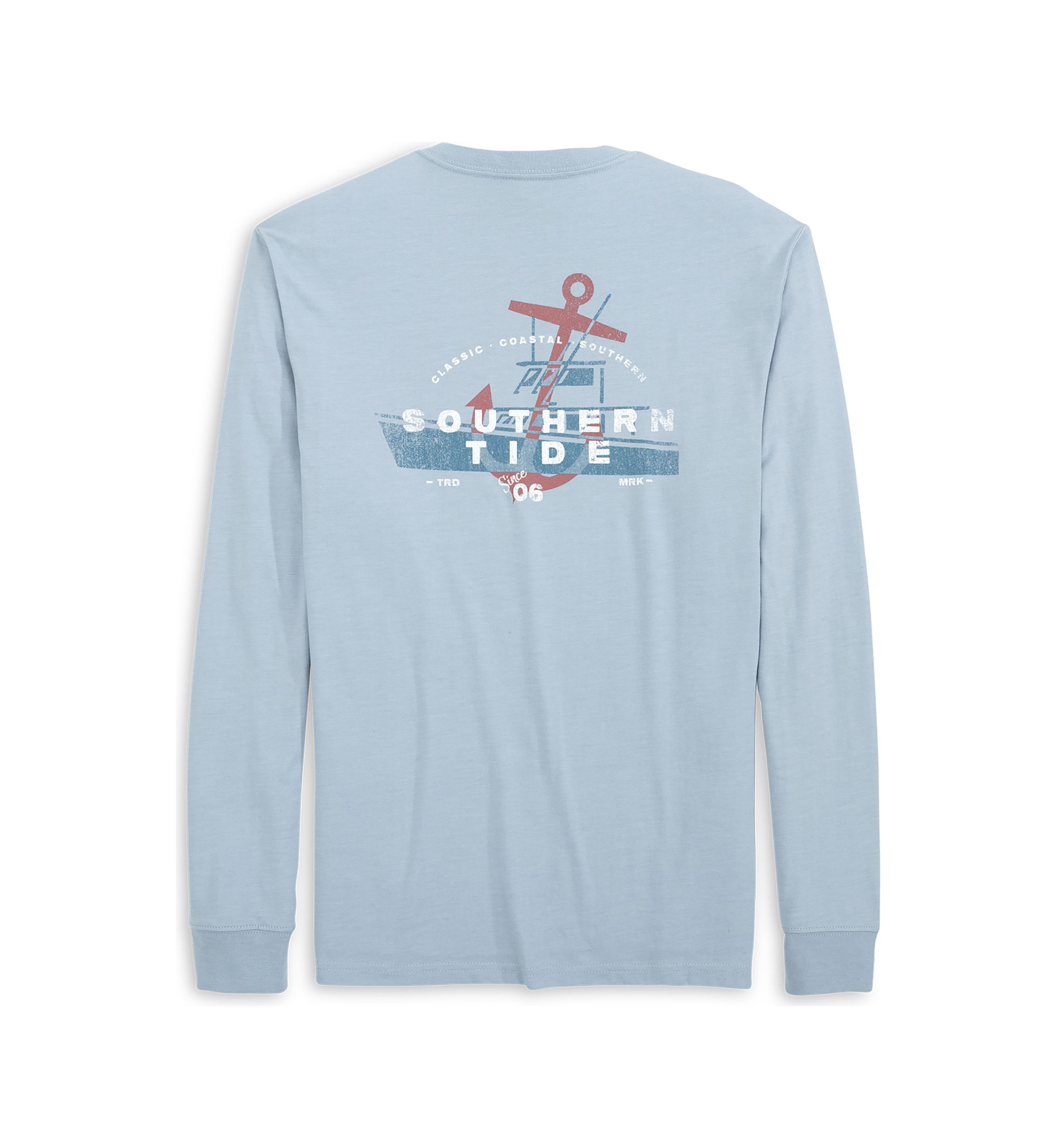 Mens Lowcountry Trawler Long Sleeve Graphic T-Shirt
