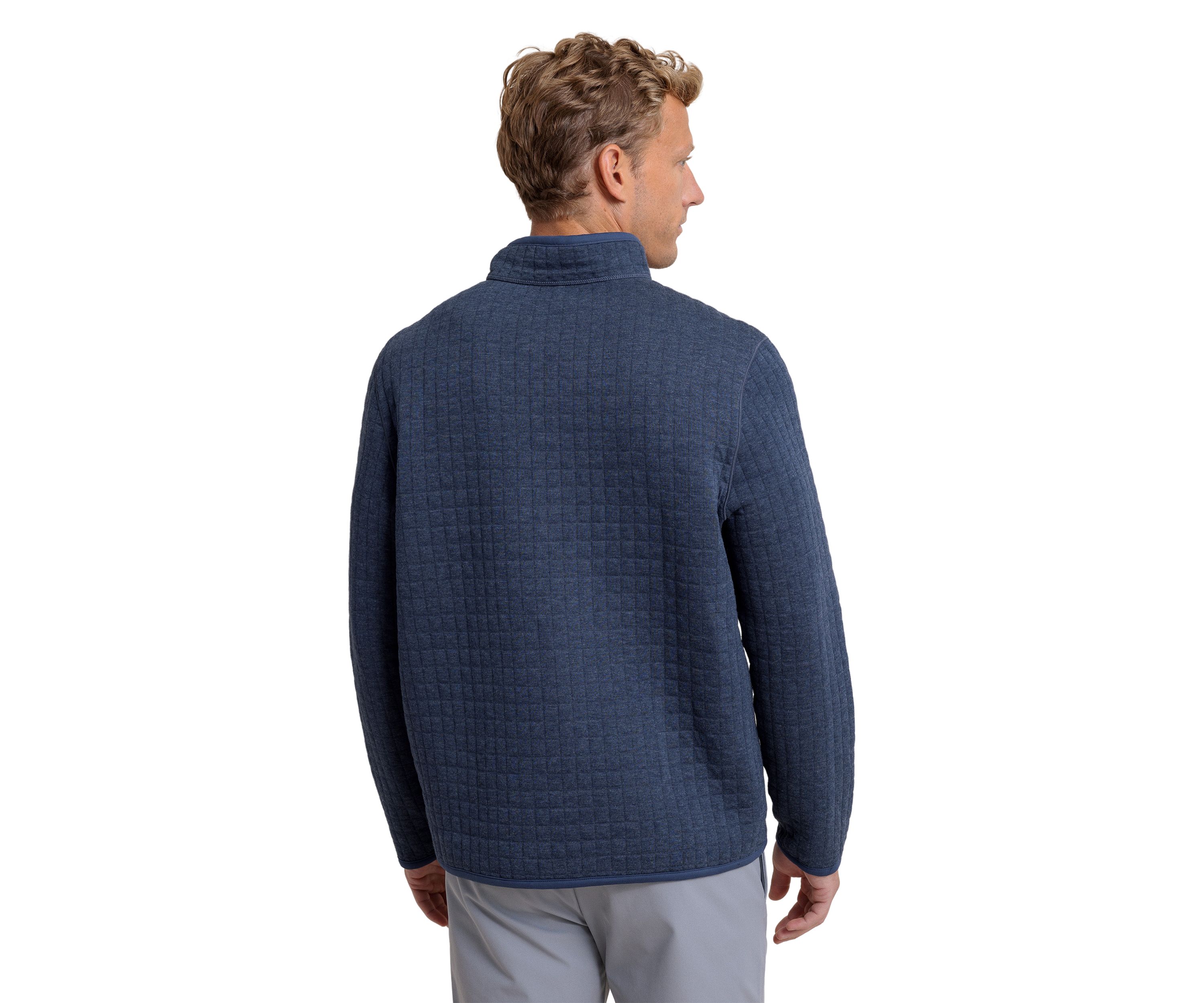 Mens Fairwood Reversible 1/4 Zip Pullover