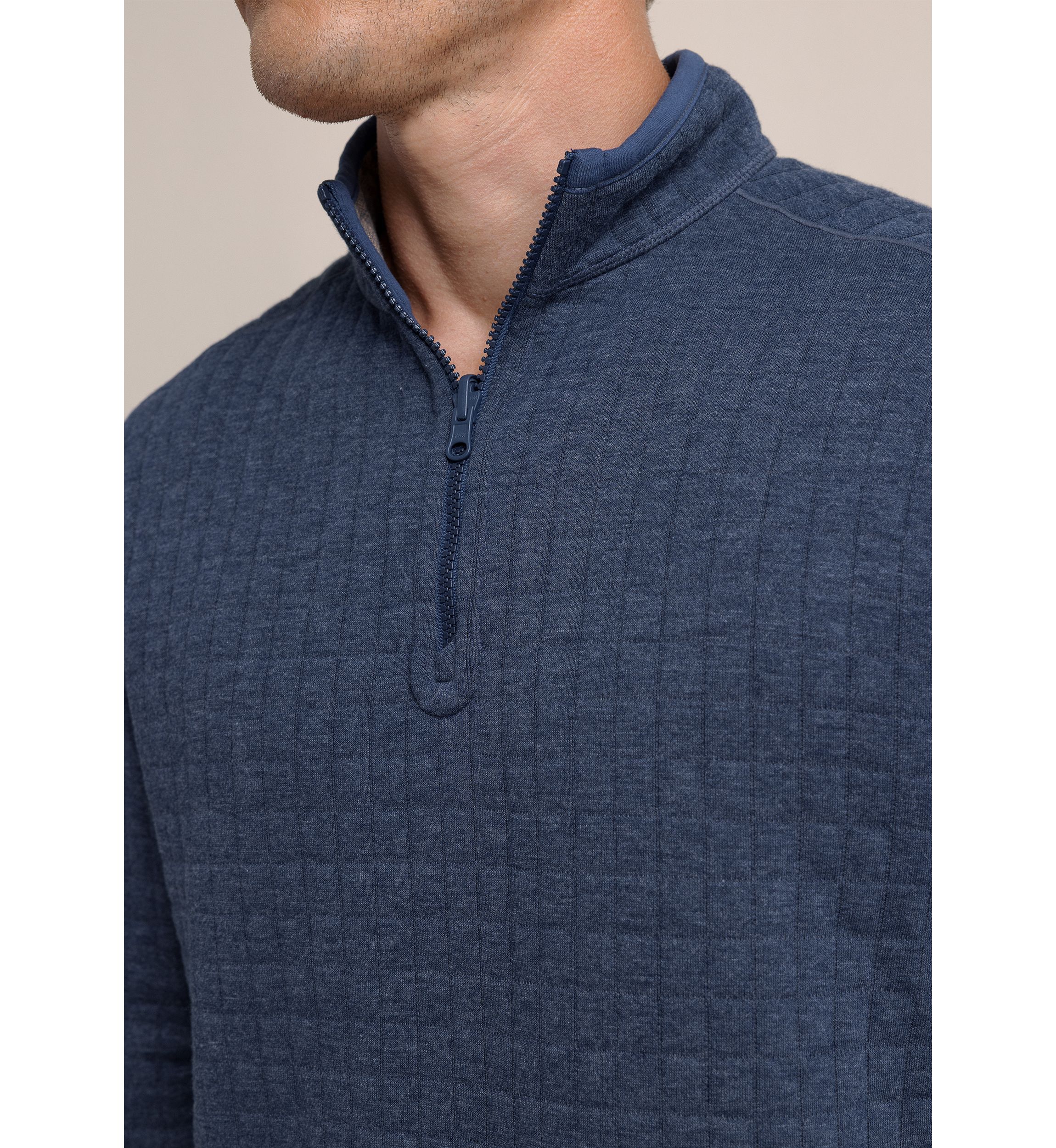Mens Fairwood Reversible 1/4 Zip Pullover