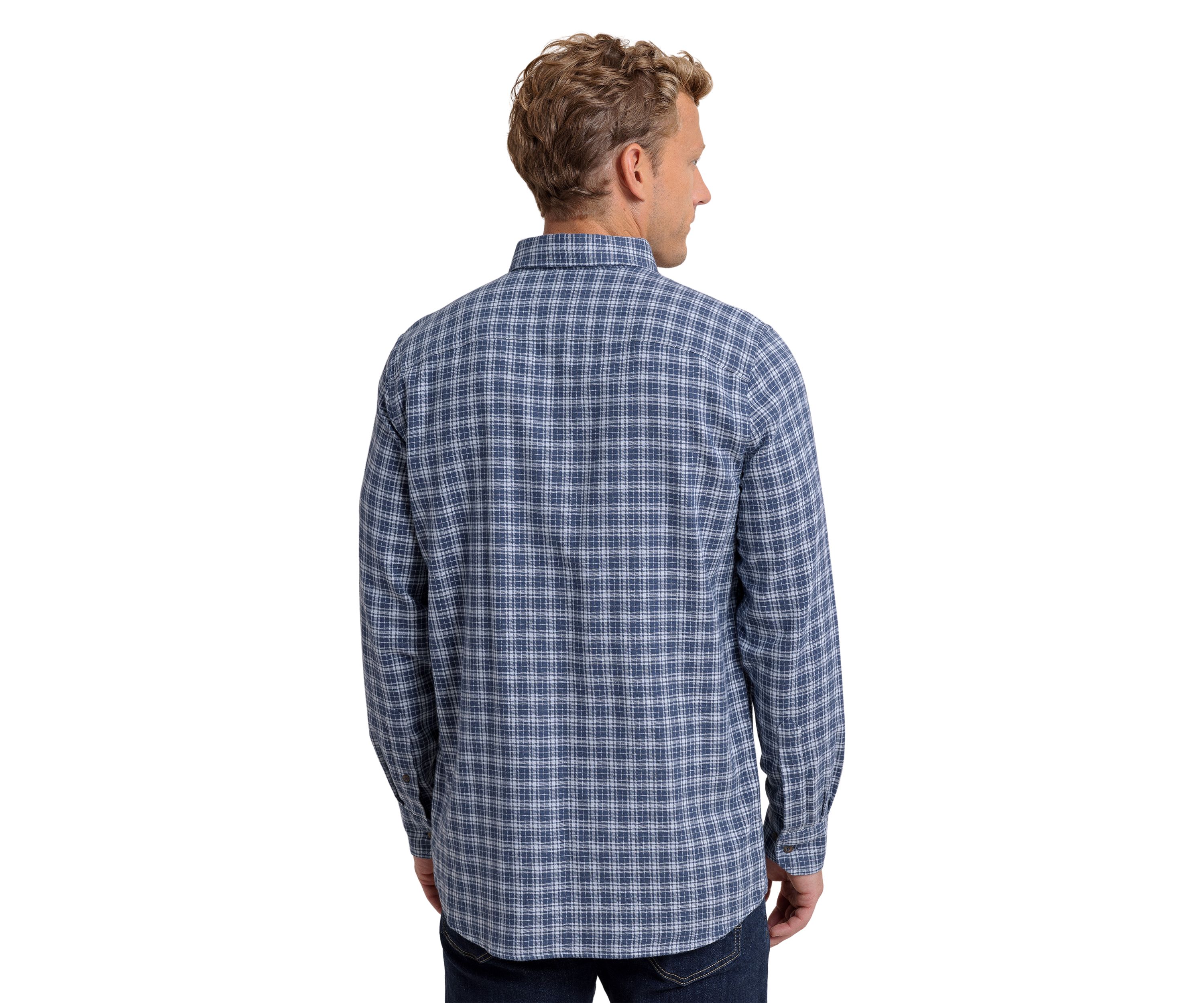 Mens Barnwell Plaid Printed Sport Shirt