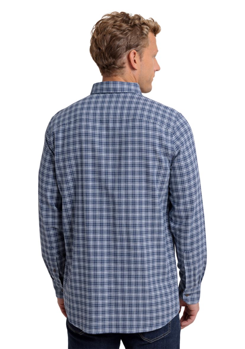 Mens Barnwell Plaid Printed Sport Shirt