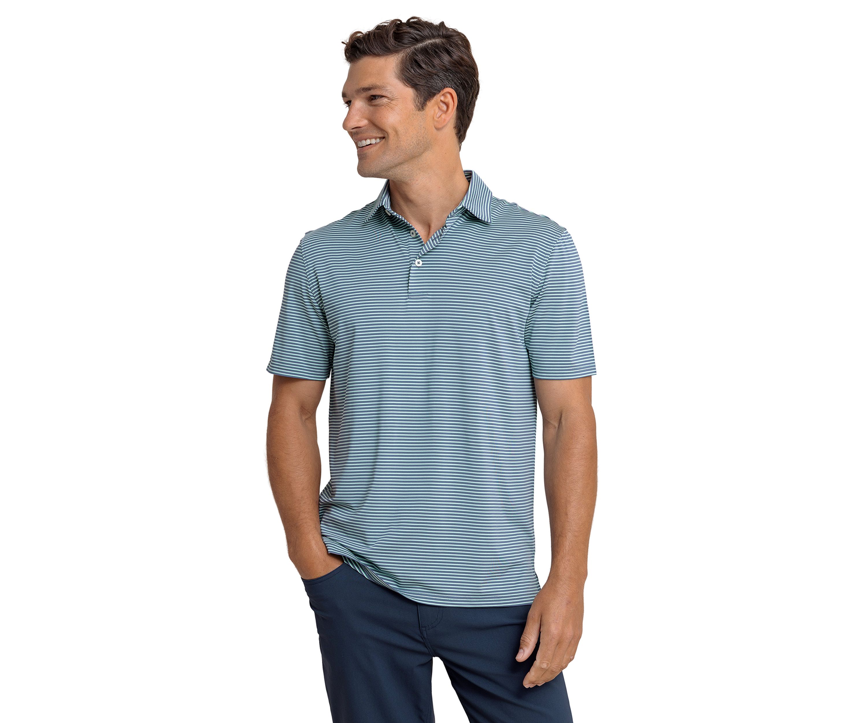 Southern Tide Stripe Polo Shirt | Belk