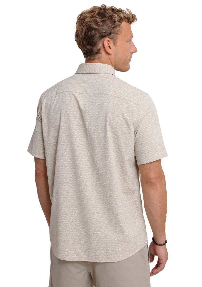 Printed Button Up Shirt 