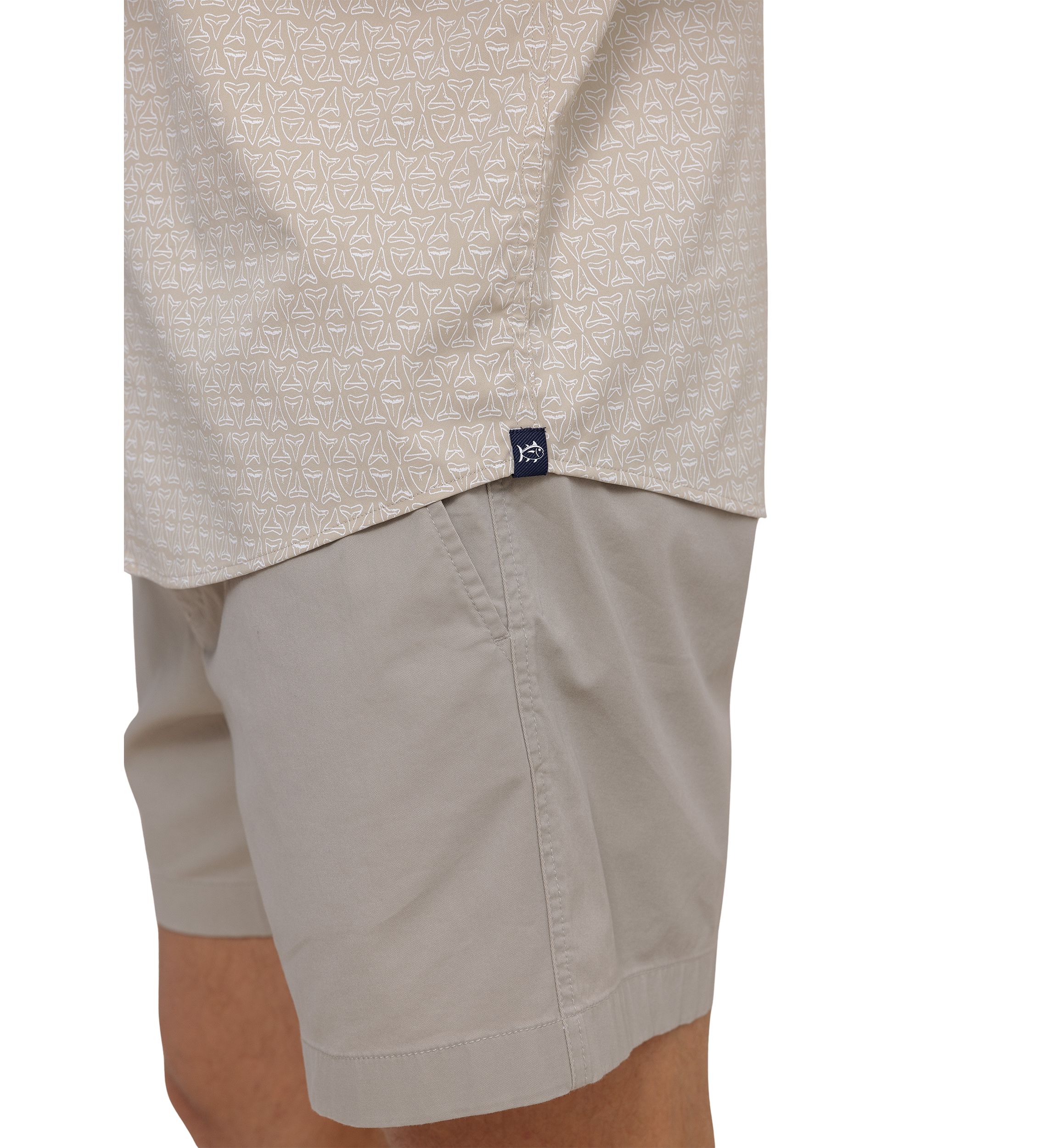 Printed Button Up Shirt 