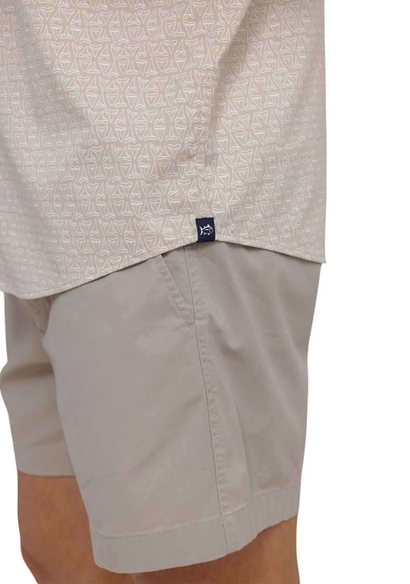 Printed Button Up Shirt 