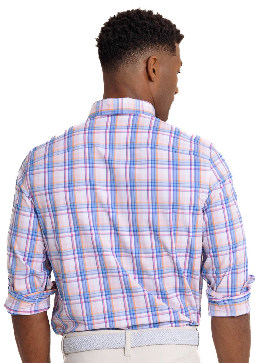 Mens Gaspee Plaid Intercoastal Sport Shirt