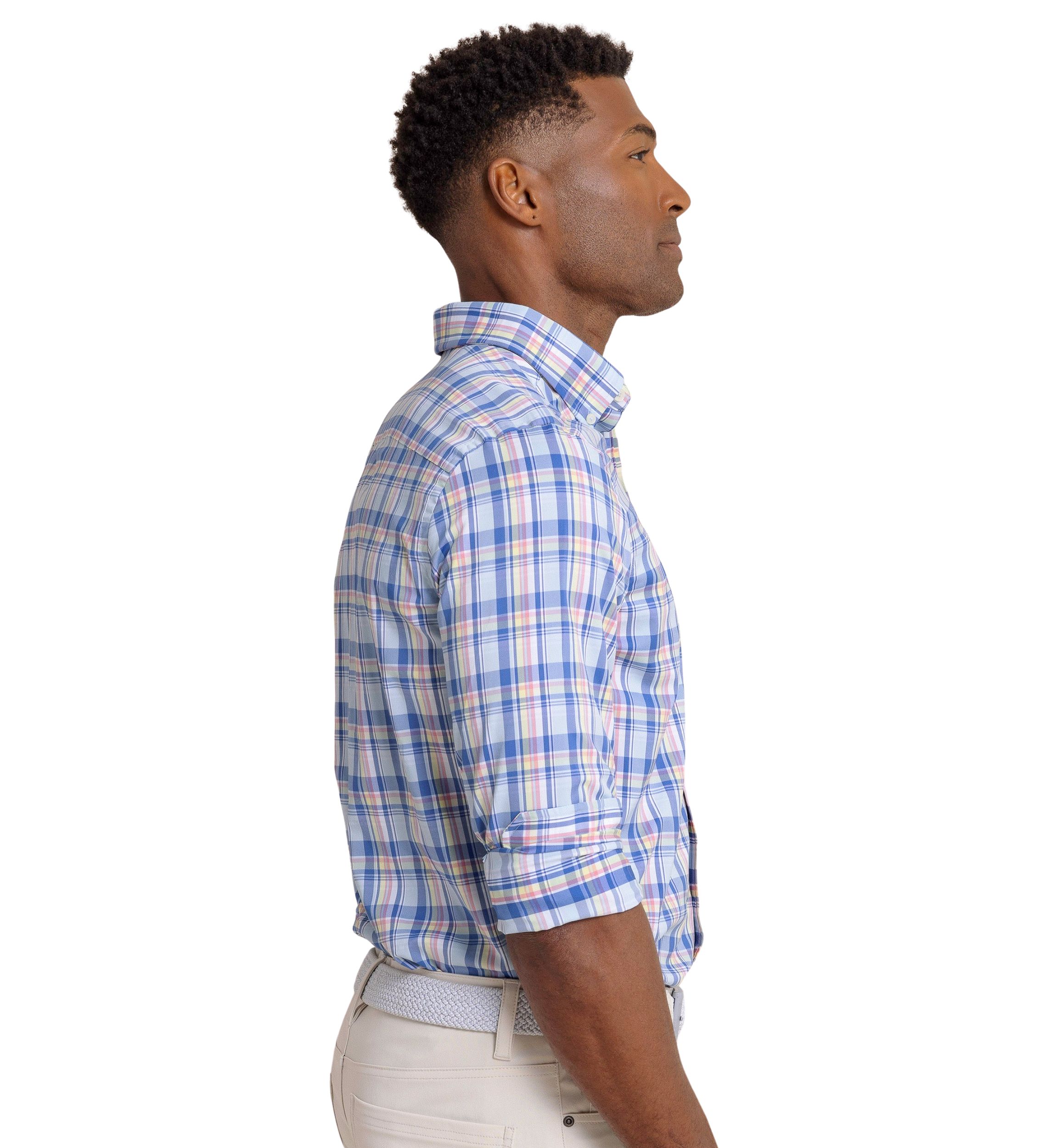 Mens Charleston Brrr Intercoastal Button Down Shirt