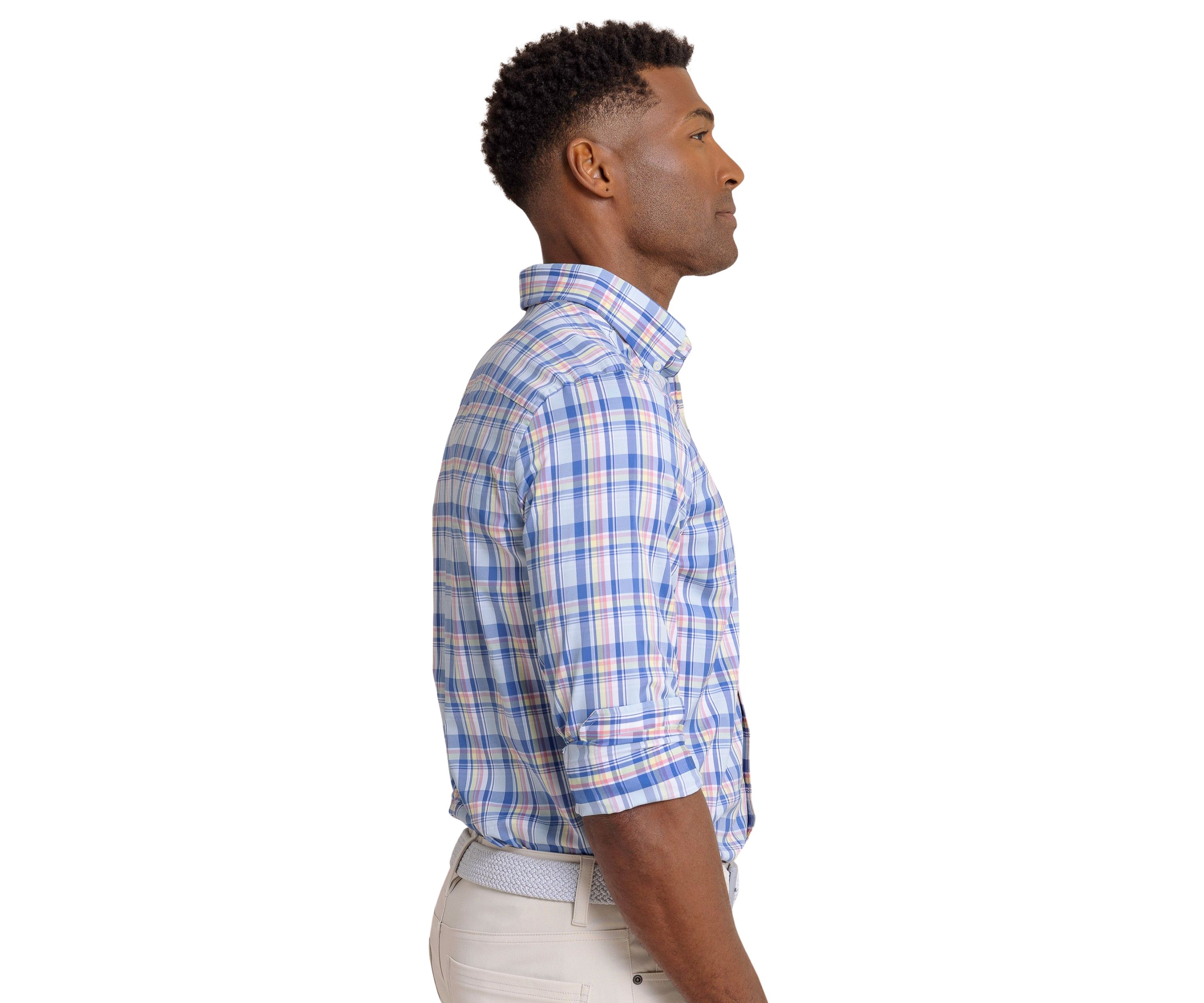 Mens Charleston Brrr Intercoastal Button Down Shirt