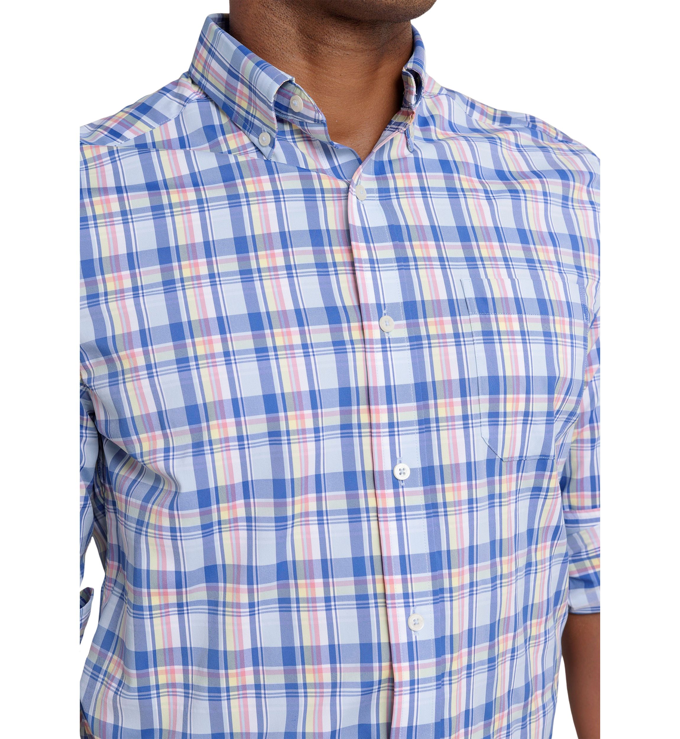 Mens Charleston Brrr Intercoastal Button Down Shirt