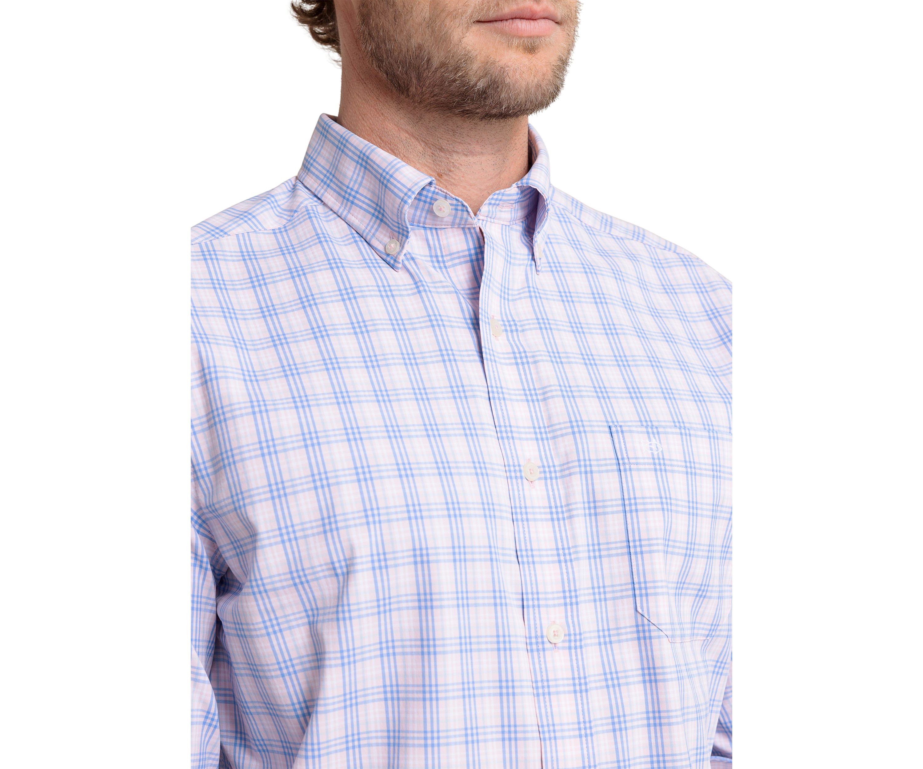 Burkes Beach Plaid Intercoastal Button Down Shirt 