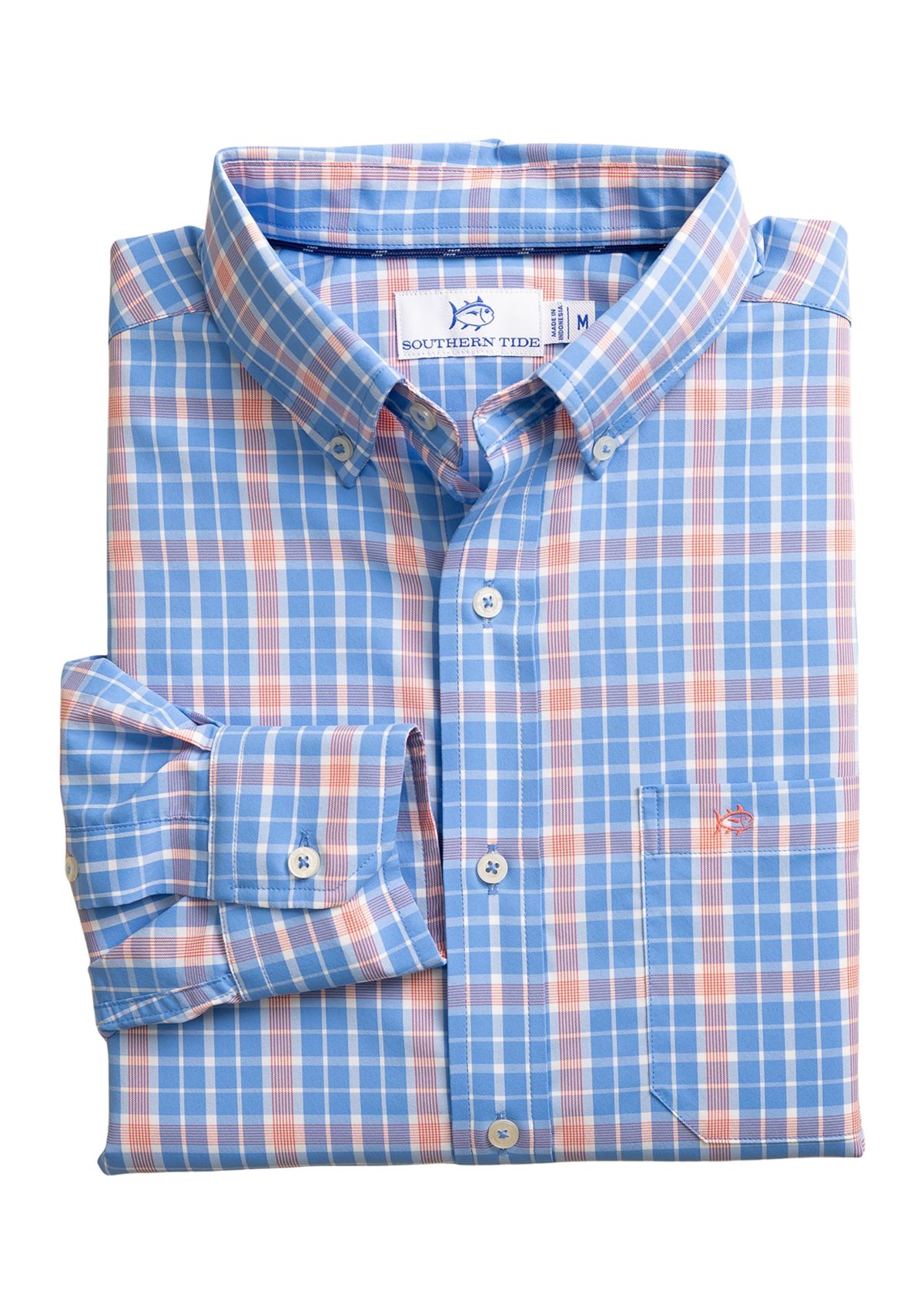 Beckenham Plaid Intercoastal Long Sleeve Shirt